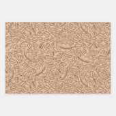 コーヒー愛好家のためのコーヒー豆ギフトラッピング紙 ラッピングペーパーシート (正面3)