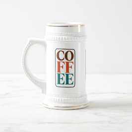 コーヒー愛好家のためのステイン コーヒーギフト ビールジョッキ
