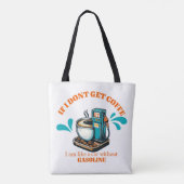 コーヒー愛好家のためのトート トートバッグ (裏面)