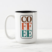 コーヒー愛好家のためのマグカップギフト ツートーンマグカップ (左)