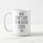 コーヒー愛好家のためのユーモアのコーヒーカップ、コーヒーエラマグカップ コーヒーマグカップ (左)