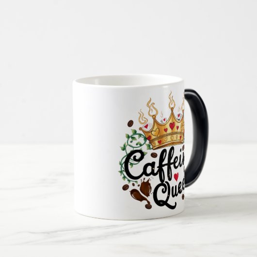 コーヒー愛好家のための感熱性モーフィングマグカップ モーフィングマグカップ (正面右)