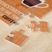 コーヒー愛好家のための発泡コーヒー ジグソーパズル (側面)