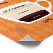 コーヒー愛好家のための発泡コーヒー ポスター (角)