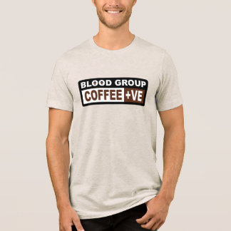 コーヒー愛好家のための血液グループコーヒー+veデザイン トライブレンドＴシャツ