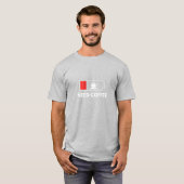 コーヒー愛好家のための面白いグラフィックTシャツ Tシャツ (正面フル)