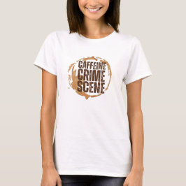 コーヒー愛好家のための面白いコーヒーの染み Tシャツ