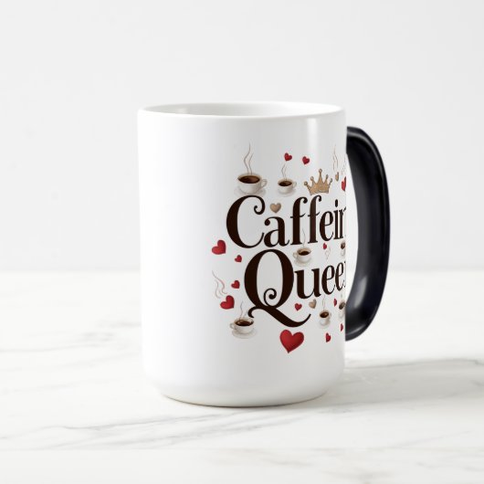 コーヒー愛好家のための15 ozモーフィングマグカップ モーフィングマグカップ (正面右)