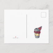 コーヒー愛好家のクリスマス応援グリーティングフォト 案内ポストカード (裏面)