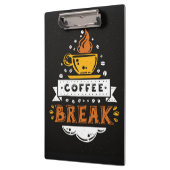 コーヒー愛好家のコーヒーブレイク クリップボード (左)