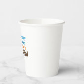コーヒー愛好家のデイリーリチュアルステッカー 紙コップ (左)
