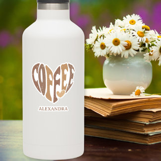 コーヒー愛好家のハートカスタムコンター切り シール