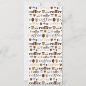 コーヒー愛好家のブックマーク (裏面)