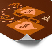 コーヒー愛好家のポスターカスタマイズ、 ポスター (角)