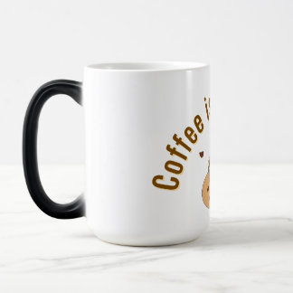 コーヒー愛好家のマグカップ | かわいいコーヒーカップのデザイン | ギフト モーフィングマグカップ