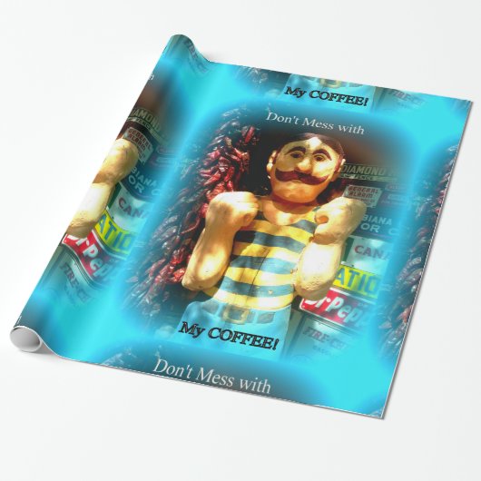 コーヒー愛好家の包装紙 ラッピングペーパー (アンロールド)