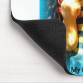 コーヒー愛好家の口 マウスパッド (コーナー)