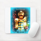 コーヒー愛好家の口 マウスパッド (マウス)