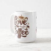 コーヒー愛好家の喜び:コーヒーマグ コーヒーマグカップ (正面左)