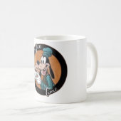 「コーヒー愛好家の喜び：瞬間を満喫」 コーヒーマグカップ (正面右)