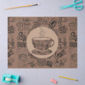 コーヒー愛好家の喜び 薄葉紙 (クラフト)