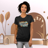 コーヒー愛好家の後に人生が始まるデザイン Tシャツ