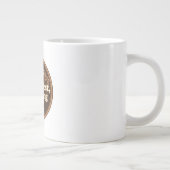 コーヒー愛好家の日常の儀式ステッカー ジャンボコーヒーマグカップ (右)