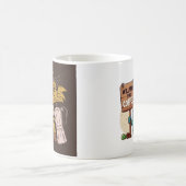 「コーヒー愛好家の楽園：sip、リラックスリピート」 コーヒーマグカップ (中央)