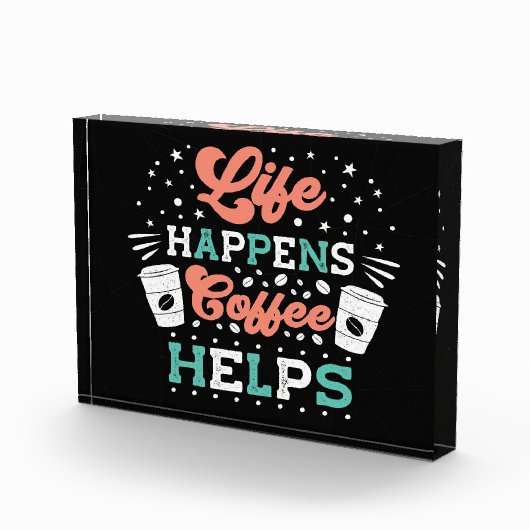 コーヒー愛好家の生活がコーヒーを起こ救済す フォトブロック (右)