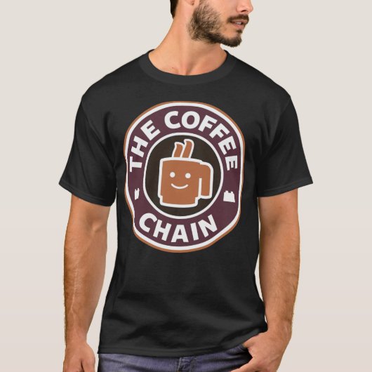 コーヒー愛好家の登山 Tシャツ (正面)