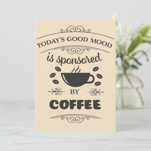 コーヒー愛好家の良い気分はコーヒーによって後援 セーブザデート (スタンド正面)