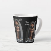 コーヒー愛好家の贈り物 – 常にブラックコーヒー最高の-  カフェラテマグ (右アングル)