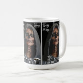 コーヒー愛好家の贈り物 – 常にブラックコーヒー最高の-  コーヒーマグカップ (正面右)