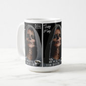 コーヒー愛好家の贈り物 – 常にブラックコーヒー最高の-  コーヒーマグカップ (正面左)