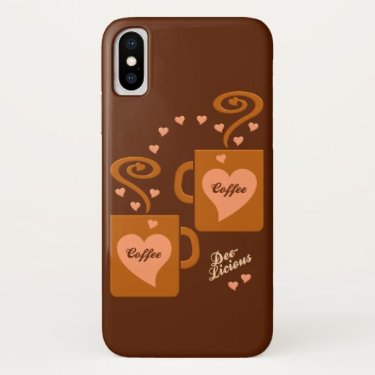 コーヒー愛好家の電話ケース Case-Mate iPhoneケース (裏面)