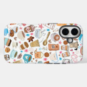コーヒー愛好家のDoodle iPhone / iPadケース Case-Mate iPhoneケース (裏面 (横))