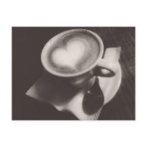 コーヒー愛好家はがき