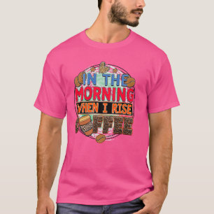 コーヒー愛好家はカフェイン愛好家はコーヒーライフ Tシャツ