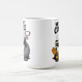 コーヒー愛好家へのギフトマグカップ 「コーヒーが先」 コーヒーマグカップ (中央)