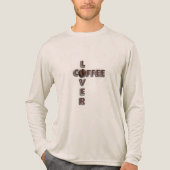コーヒー愛好家へのギフト - コーヒー豆デザイン トライブレンドTシャツ (正面)