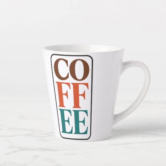 コーヒー愛好家へのギフト: セラミック コーヒーマグ カフェラテマグ (右)