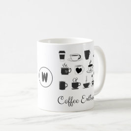 コーヒー愛好家へのギフト|名前入りカスタムマグ コーヒーマグカップ
