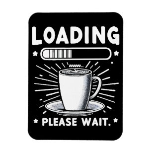 コーヒー愛好家を待っおもしろいて読む マグネット