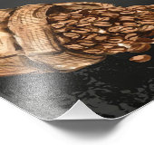 コーヒー愛好家アラビカとロブスタコーヒー フォトプリント            (角)