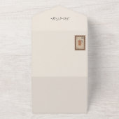 コーヒー愛好家カード オールインワン招待状 (外側)