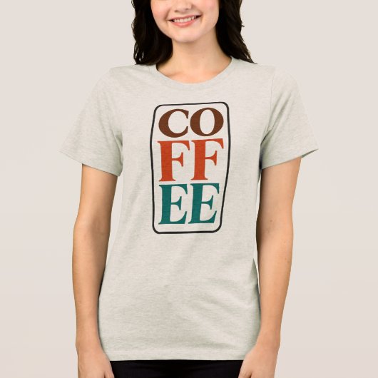コーヒー愛好家ギフト グラフィックTシャツ トライブレンドＴシャツ (正面)