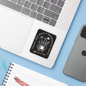 コーヒー愛好家クラブおもしろい引用文 シール (ノートパソコンとiPhone)