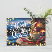 コーヒー愛好家クリスマスカード#10 シーズンカード (スタンド正面)
