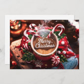 コーヒー愛好家クリスマスカード#14 シーズンカード (正面/裏面)