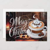 コーヒー愛好家クリスマスカード#16 シーズンカード (正面/裏面)